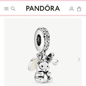 Pandora Baby Teddy Bear Dangle Charm
